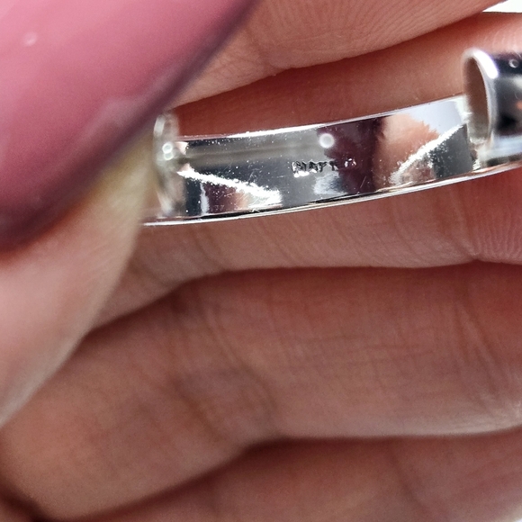 Napier Silver Tone Hoop Earrings NWT - Picture 9 of 9